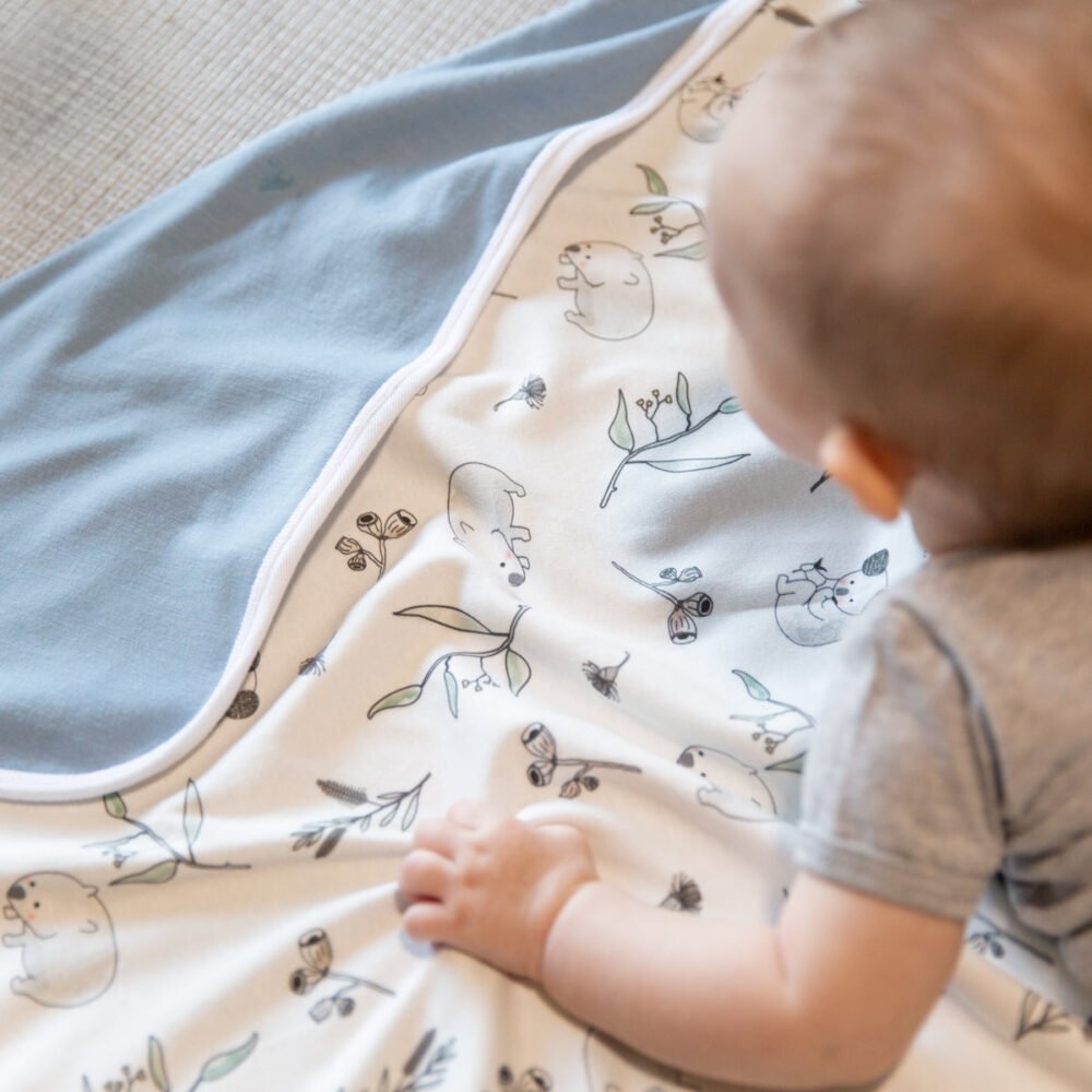 Organic Merino and Cotton Baby Blanket - Image 5