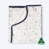 Organic Cotton Baby Blanket -Bear - Image 3