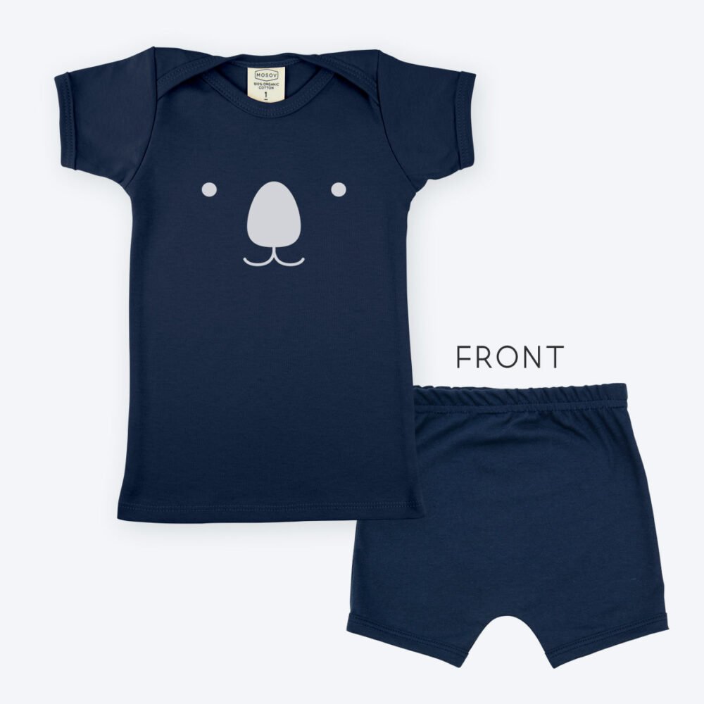 Organic Baby Navy Koala Set - Image 2